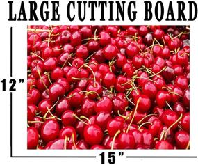 img 2 attached to Cherries Cherry Kitchen Cutting Decorative