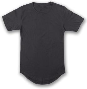 img 3 attached to 👕 Upgrade Your Style with JD Apparel's Hipster Longline T Shirts for Men