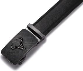 img 1 attached to Bulliant Branded Ratchet: Elevate Your Style with Genuine Customized Men's Belt Accessories