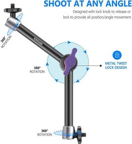 img 1 attached to Neewer Centimeters Adjustable Compatible Microphone