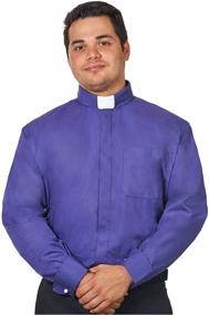 img 2 attached to Mens Collar Clergy Shirt Sleeves