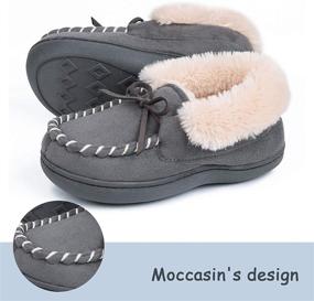 img 3 attached to 👞 Stylish and Durable MERRIMAC Moccasin Slippers for Outdoor Adventures - Crayola Boys' Shoes and Slippers