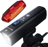 🚲 interlume gtx1000 smart bike light set: ultra bright 1000 lumens headlight & tail light combo - usb rechargeable for mtb, road & commuter cycling - waterproof and durable by apace logo