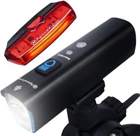 img 4 attached to 🚲 INTERLUME GTX1000 Smart Bike Light Set: Ultra Bright 1000 Lumens Headlight & Tail Light Combo - USB Rechargeable for MTB, Road & Commuter Cycling - Waterproof and Durable by Apace