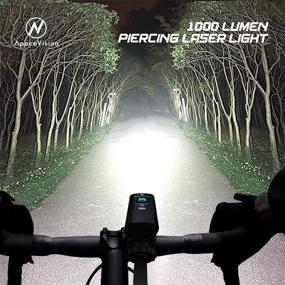 img 2 attached to 🚲 INTERLUME GTX1000 Smart Bike Light Set: Ultra Bright 1000 Lumens Headlight & Tail Light Combo - USB Rechargeable for MTB, Road & Commuter Cycling - Waterproof and Durable by Apace