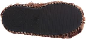 img 1 attached to Cozy up with Dearfoams Unisex-Child Charlotte Faux Fur Bootie Slippers!