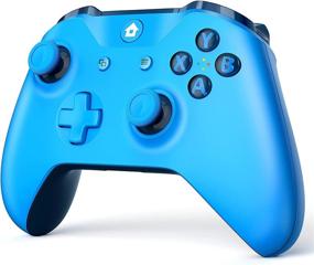 img 4 attached to 🎮 W&amp;O Xbox One and Xbox One S/X Wireless Game Controller Compatible with Windows 7/8/10 (Blue)
