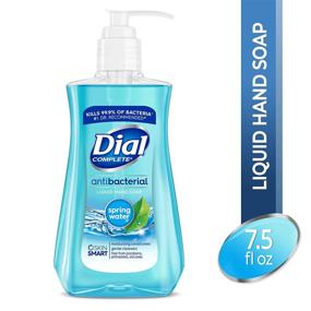 img 2 attached to 🧼 Dial Antibacterial Liquid Hand Soap, Spring Water – 7.5 Fl Oz (Pack of 1): Effective Clean and Refreshing Hygiene Solution