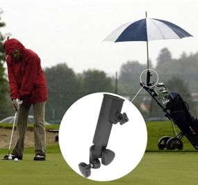 img 2 attached to 🏌️ VGEBY Golf Umbrella Holder: The Ultimate Golf Training Equipment for Golf Push Cart Trolley