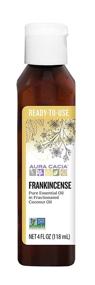 img 4 attached to 🥥 Aura Cacia Ready-to-Use Frankincense Essential Oil with Fractionated Coconut Oil: Pure and Convenient 4 fl. oz. Bottle