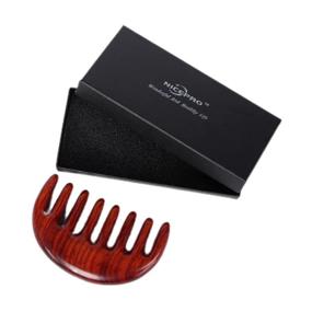 img 3 attached to Comb No Damage Combing Eliminate Tangles Great Head Head Sandalwood Half Moon