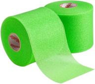 🟢 mueller mwrap latex-free prewrap, 2.75-inch x 21.4 yards roll, lime green, pack of 2 логотип