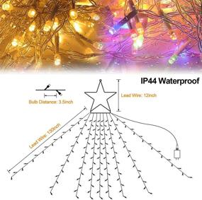 img 1 attached to Outdoor Christmas Decorations 344 LED Star Lights Easy Installation &Amp