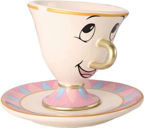 img 3 attached to 💎 Disney Beauty and the Beast Chip 3D Jewelry Dish Ring Holder - Elegant Ceramic Trinket Tray for Organized Jewelry Storage