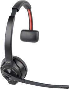 img 3 attached to 🎧 Wireless DECT Headset System Bundle with Headset Advisor Wipe Plantronics Savi 8210 - PC, Mobile, and Desk Phone Compatible