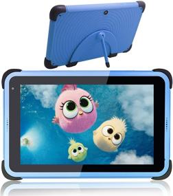 img 4 attached to 8 inch Kids Tablet Android 11.0 - Tablets for Kids with 1920x1200 IPS FHD 📱 Display, 3GB RAM 32GB ROM, Parental Control, 5+8MP Camera, WiFi - Includes Kids-Tablet Case and Stand (Blue)