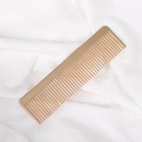 img 4 attached to 🔶 Grtdrm Portable Metal Comb: Stylish Pocket-Sized Golden Hair Comb for Women, Men & Unisex