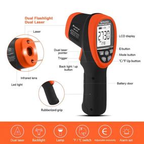 img 3 attached to Infrared Thermometer HOLDPEAK HP 2732 Pyrometer Thermometer