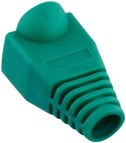 img 2 attached to 🔌 Monoprice [50pcs] RJ-45 Color Coded Green Strain Relief Boots for Cable Management