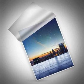 img 1 attached to 📸 Halcent 4x6 Thermal Laminating Pouches, 3 mil Glossy Laminate Sheets for Sealed Photo Card Documents, 100-Pack (4.3x6.3)