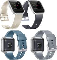 👌 оригинальные ремешки vancle высокого качества для fitbit blaze - набор из 4 штук логотип