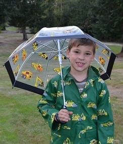 img 1 attached to Детский прозрачный зонт Foxfire, желтый
