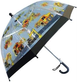 img 2 attached to Детский прозрачный зонт Foxfire, желтый