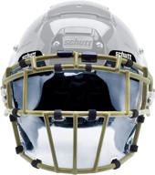 🏈 enhance football safety & hygiene with schutt splash shield - clear non-tinted face shield for improved visibility логотип