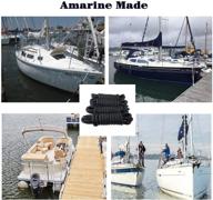 🚢 amarine made double braided nylon dock lines - 4840 lbs breaking strength - 20 ft length - 1/2 inch diameter - 12 inch eyelet - marine mooring rope - boat dock lines - 968 lbs working load limit логотип