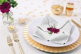 img 2 attached to 💎 Ultimate Elegance: Lukeville Luxury Linen Napkins for Unparalleled Comfort and Style