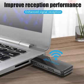 img 3 attached to 📶 Blueshadow USB WiFi Adapter - Dual Band 2.4G/5G Mini Wireless Network Card Dongle for Desktop Laptop PC - Windows XP/7/8/10 MAC OS Supported - 1300Mbps