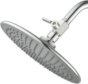 img 1 attached to 🚿 High-Quality Stainless Steel Shower Head Shut Off Valve with Flow Control - NPT Thread (1/2")