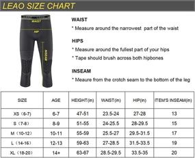 img 1 attached to 👕 LEAO Compression Sports Apparel for Boys: Basketball, Football, and Active Wear