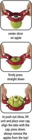 img 1 attached to 🍎 Effortless Apple Coring and Slicing: Discover the Amco Dial-A-Slice Adjustable Apple Corer and Slicer