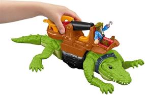 img 2 attached to Fisher Price Imaginext Walking Croc Pirate: The Ultimate Adventure Toy for Kids