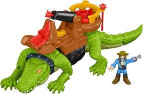 img 4 attached to Fisher Price Imaginext Walking Croc Pirate: The Ultimate Adventure Toy for Kids