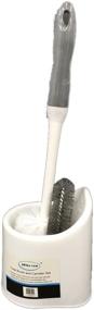 img 3 attached to 🚽 All for You Dual Toilet Bowl Cleaning Brush and Holder Set - White Brushes for Effective Cleaning