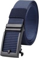 wimssert boys belt for baseball: adjustable nylon ratchet belt for teen kids youth - trim to fit, 30-44 inch waist logo