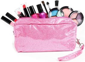img 4 attached to 💫 Sparkling Fun with SmartEmily: Glitter Cosmetic Toys for Girls