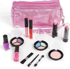 img 3 attached to 💫 Sparkling Fun with SmartEmily: Glitter Cosmetic Toys for Girls