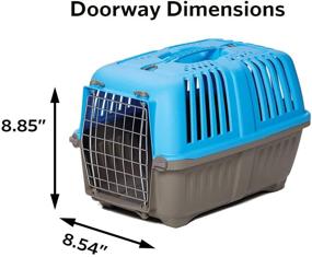 img 2 attached to 🐾 MidWest Homes for Pets Spree Travel Pet Carrier with Easy Assembly, No Nut & Bolt Hassles