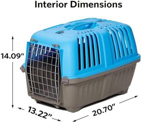 img 3 attached to 🐾 MidWest Homes for Pets Spree Travel Pet Carrier with Easy Assembly, No Nut & Bolt Hassles