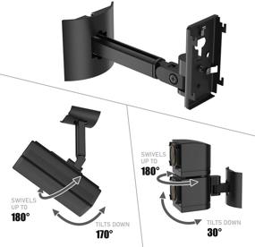 img 2 attached to Bose UB-20 Series II Speaker Wall Mount Bracket for CineMate and Lifestyle Speakers - Black (Not Compatible with Lifestyle 650)