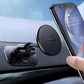 img 4 attached to 📱 FLOVEME Magnetic Phone Holder for Car - Hands-Free Dashboard Mount [360° Rotation] - Super Adhesive 3M - Compatible with All Smartphones, iPhones - Cell Phone Mount for Car