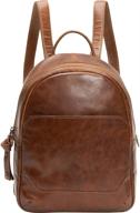🎒 cognac frye melissa medium backpack logo