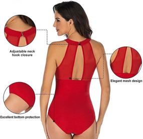 img 2 attached to Cromi Bathing Control Swimsuits Swimsuit