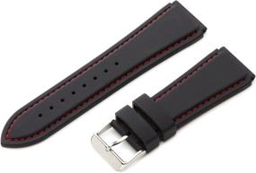 img 3 attached to 🌟 Genuine Silicone Hadley Roma MS3345RQ 200: A Long-lasting and High-Quality Watch Strap