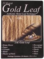 🎨 enhance your artistic masterpieces with mona lisa 23k genuine gold metal leaf – 25 pack logo