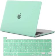 💻 kuzy compatible with macbook pro 16 inch case 2021 2020 2019 release a2141 | mint, hard shell with keyboard cover, touch bar logo