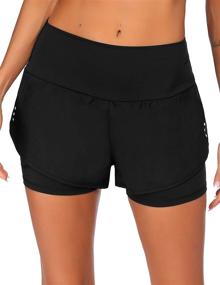 img 3 attached to 🏃 Tremaker Women's 2-in-1 Running Workout Shorts: High Waist Gym Yoga Jogging Athletic Shorts with Pockets - Discover the Best Fit!